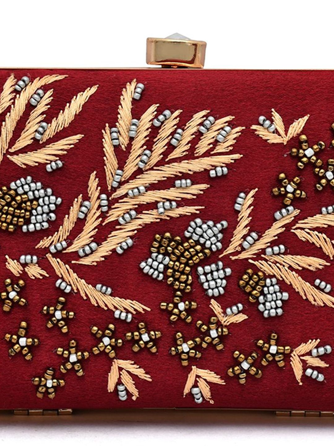 For The Beautiful You Clutches - Maroon - view 6