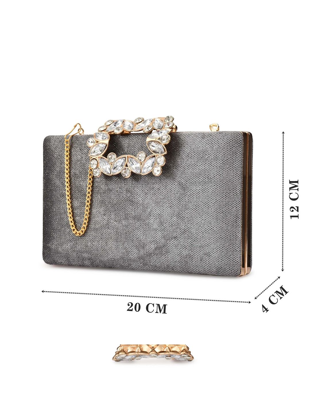 For The Beautiful You Clutches - Grey - view 6