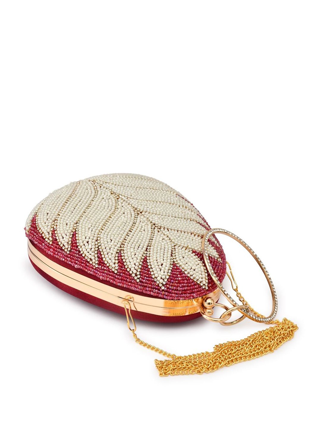 For The Beautiful You Clutches - Maroon - view 5