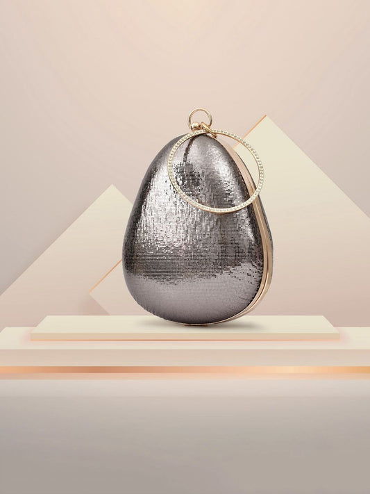 For The Beautiful You Clutches - Grey