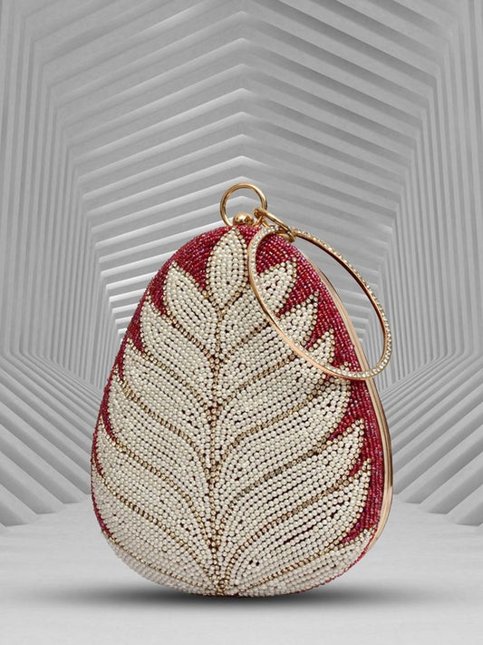 For The Beautiful You Clutches - Maroon