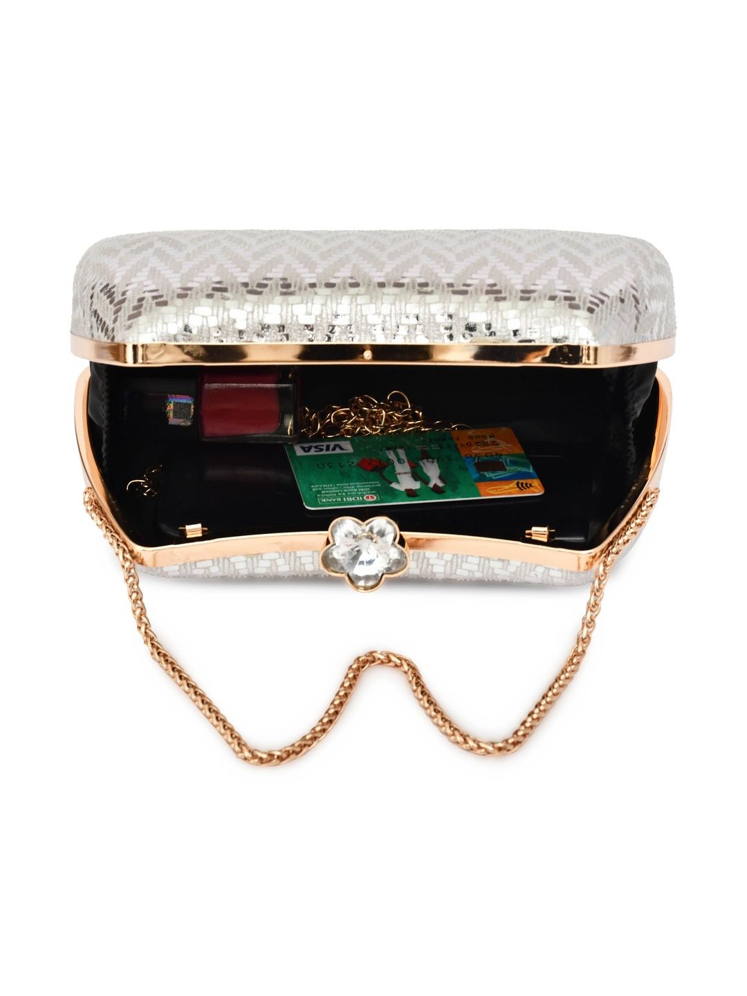 For The Beautiful You Clutches - Silver - view 6