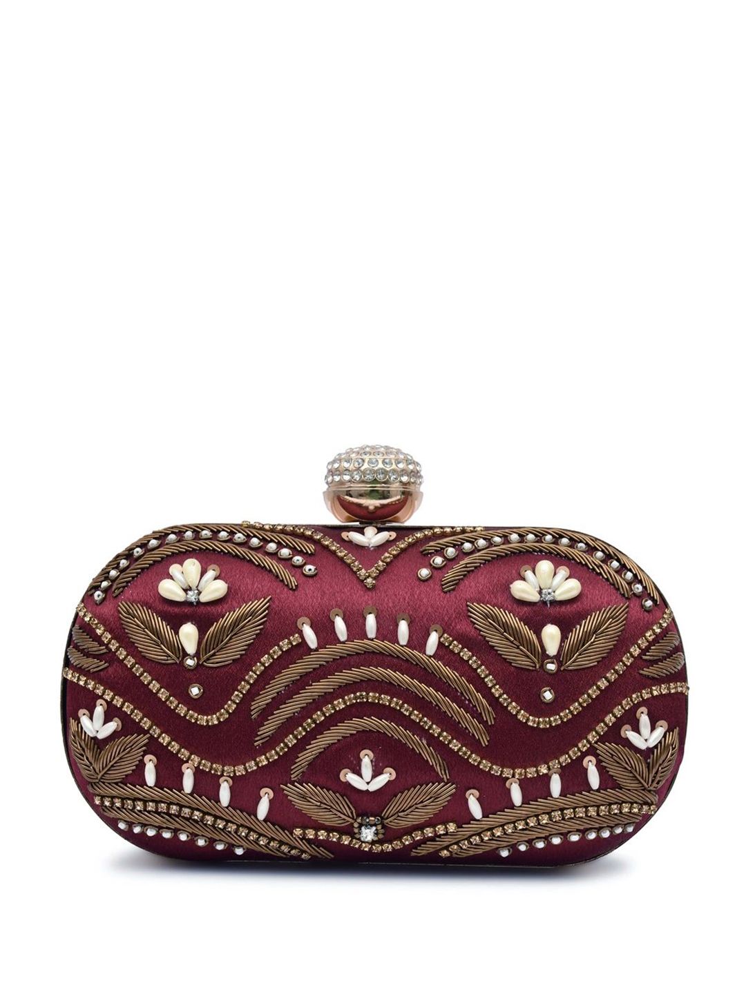 For The Beautiful You Clutches - Maroon - view 2