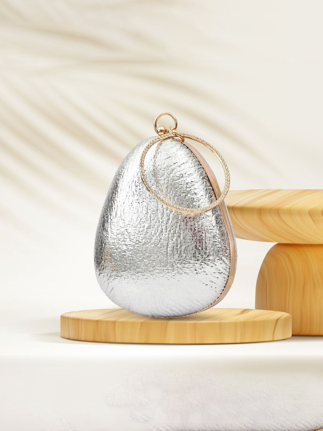 For The Beautiful You Clutches - Silver