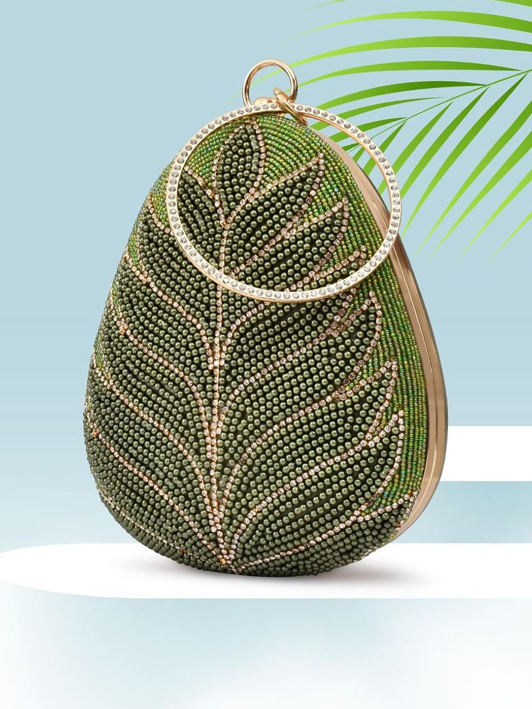 For The Beautiful You Clutches - Green