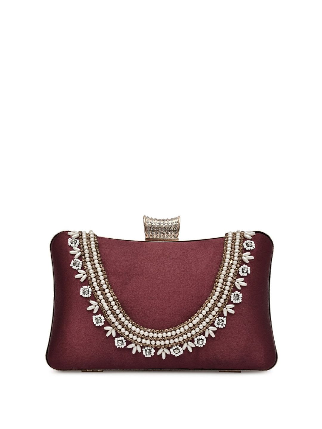 For The Beautiful You Clutches - Maroon - view 2