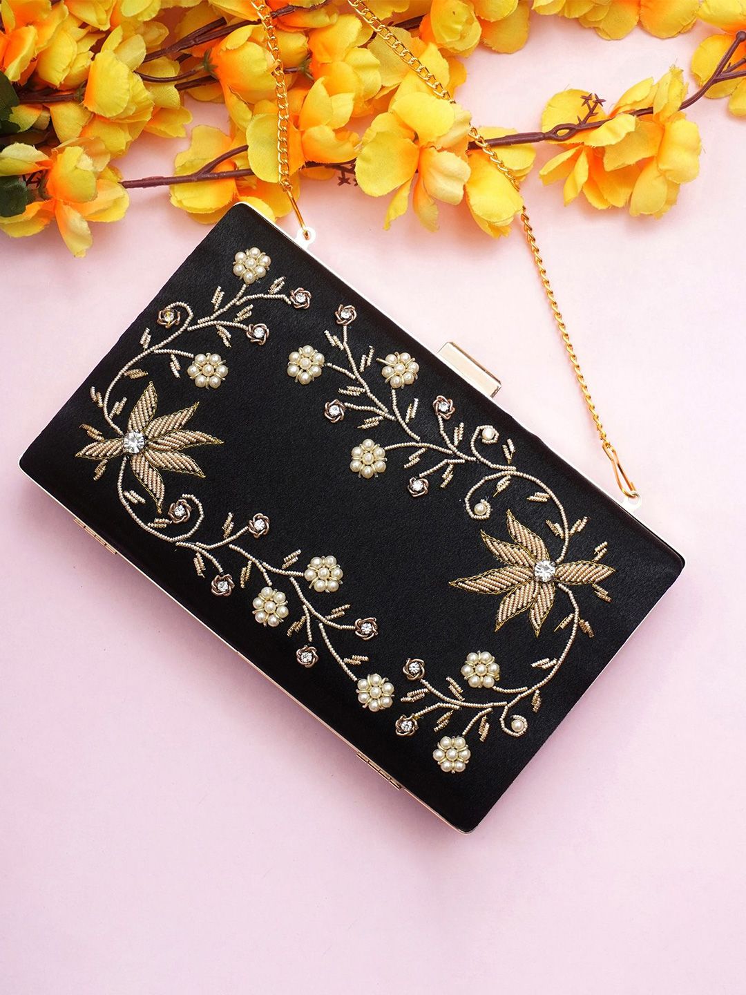 For The Beautiful You Clutches - Black
