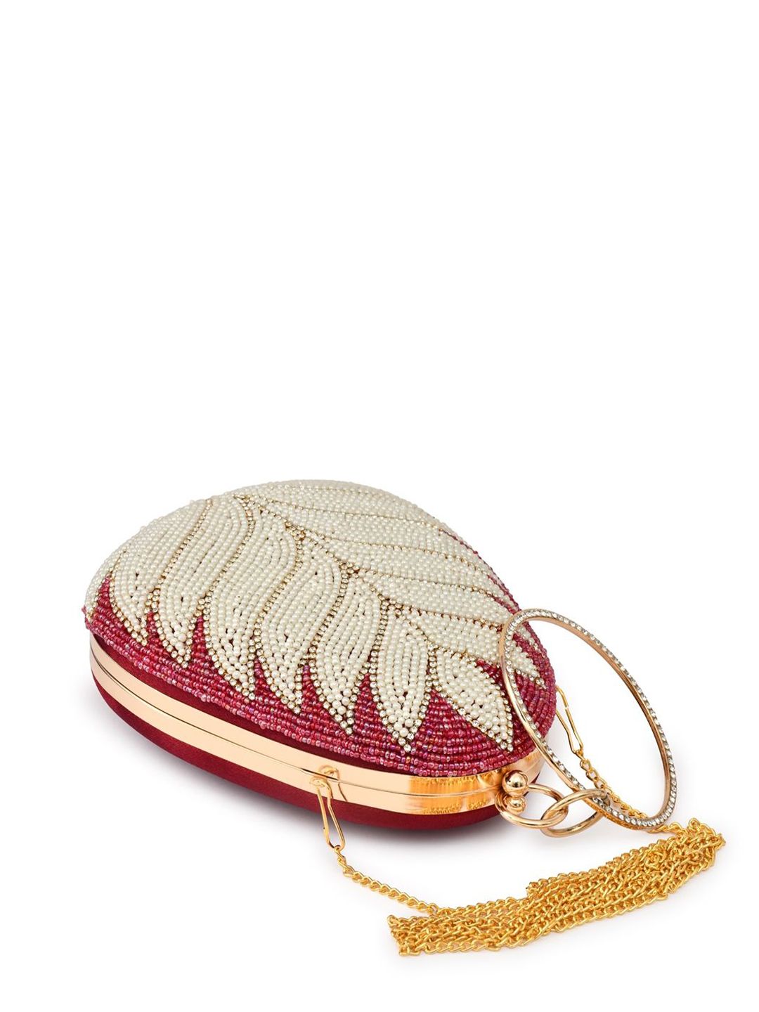For The Beautiful You Clutches - Maroon - view 4