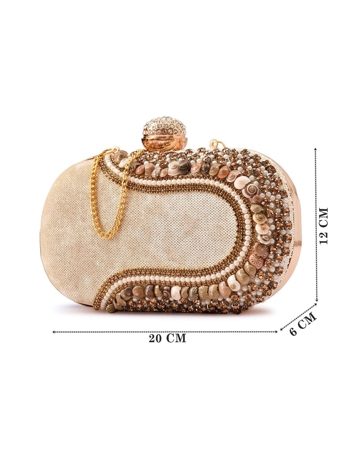 For The Beautiful You Clutches - Cream - view 7