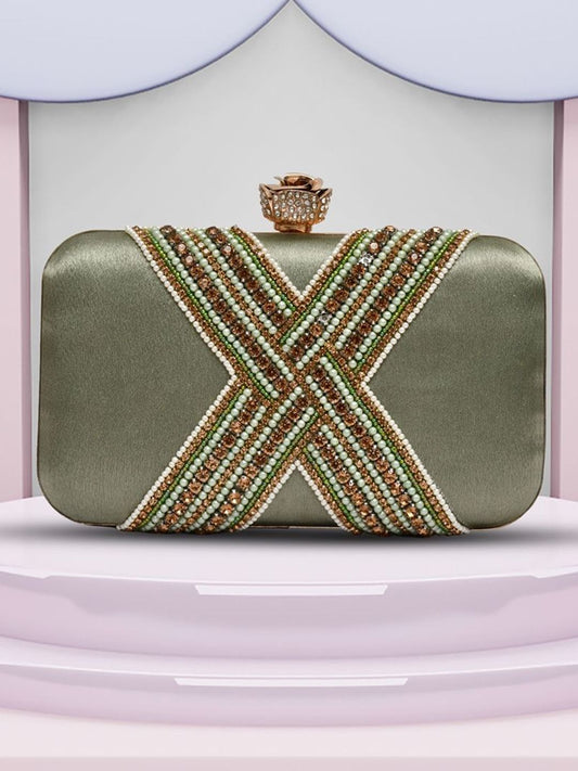 For The Beautiful You Clutches - Green