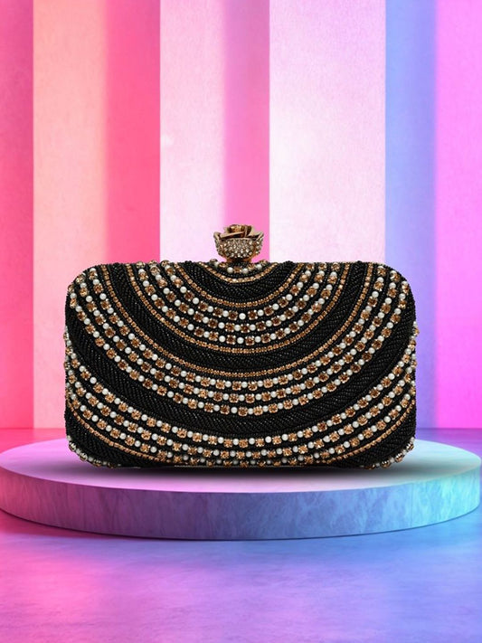 For The Beautiful You Clutches - Black