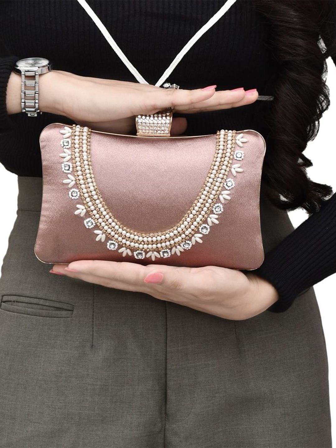 For The Beautiful You Clutches - Pink