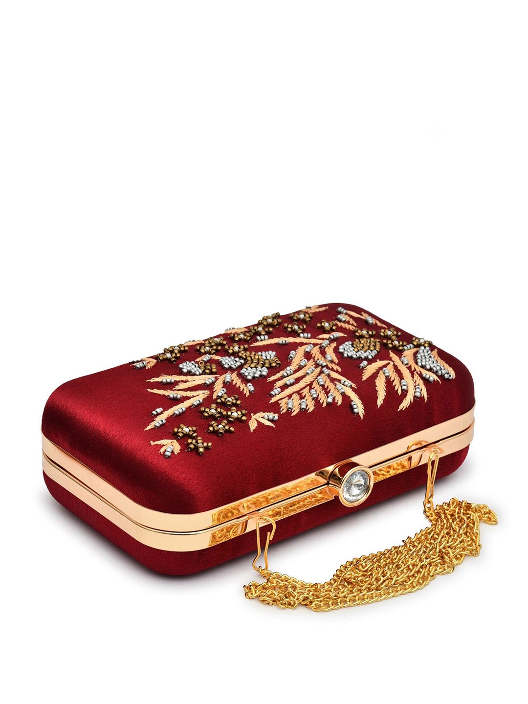 For The Beautiful You Clutches - Maroon - view 4