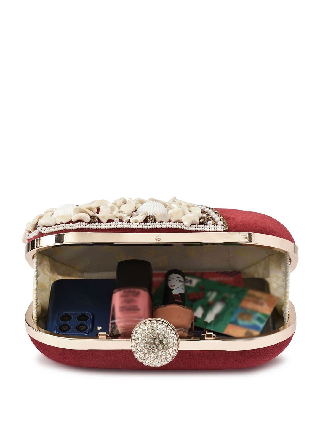 For The Beautiful You Clutches - Red - view 5