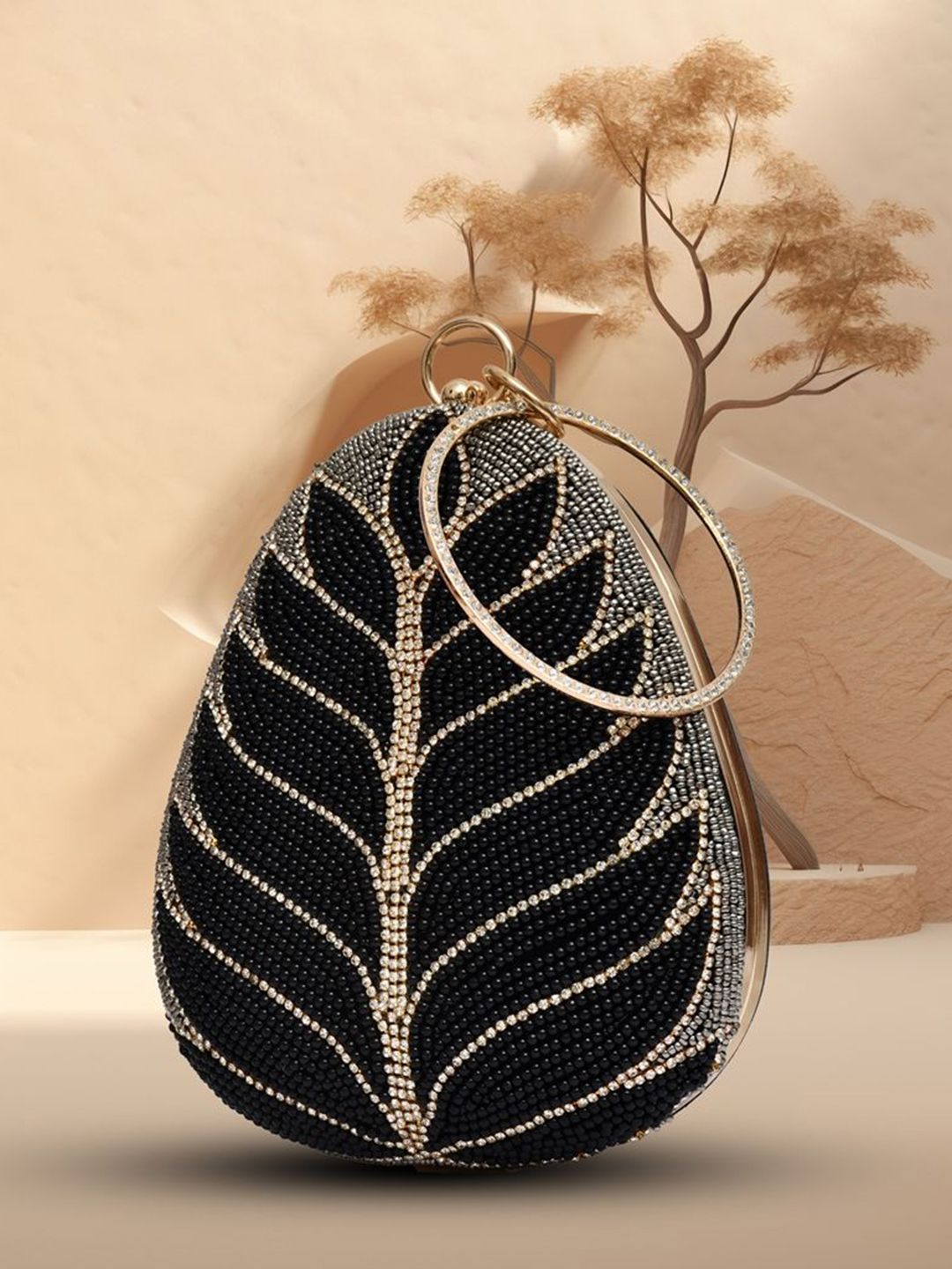 For The Beautiful You Clutches - Black