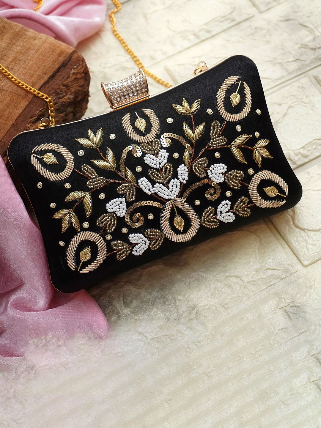 For The Beautiful You Clutches - Black