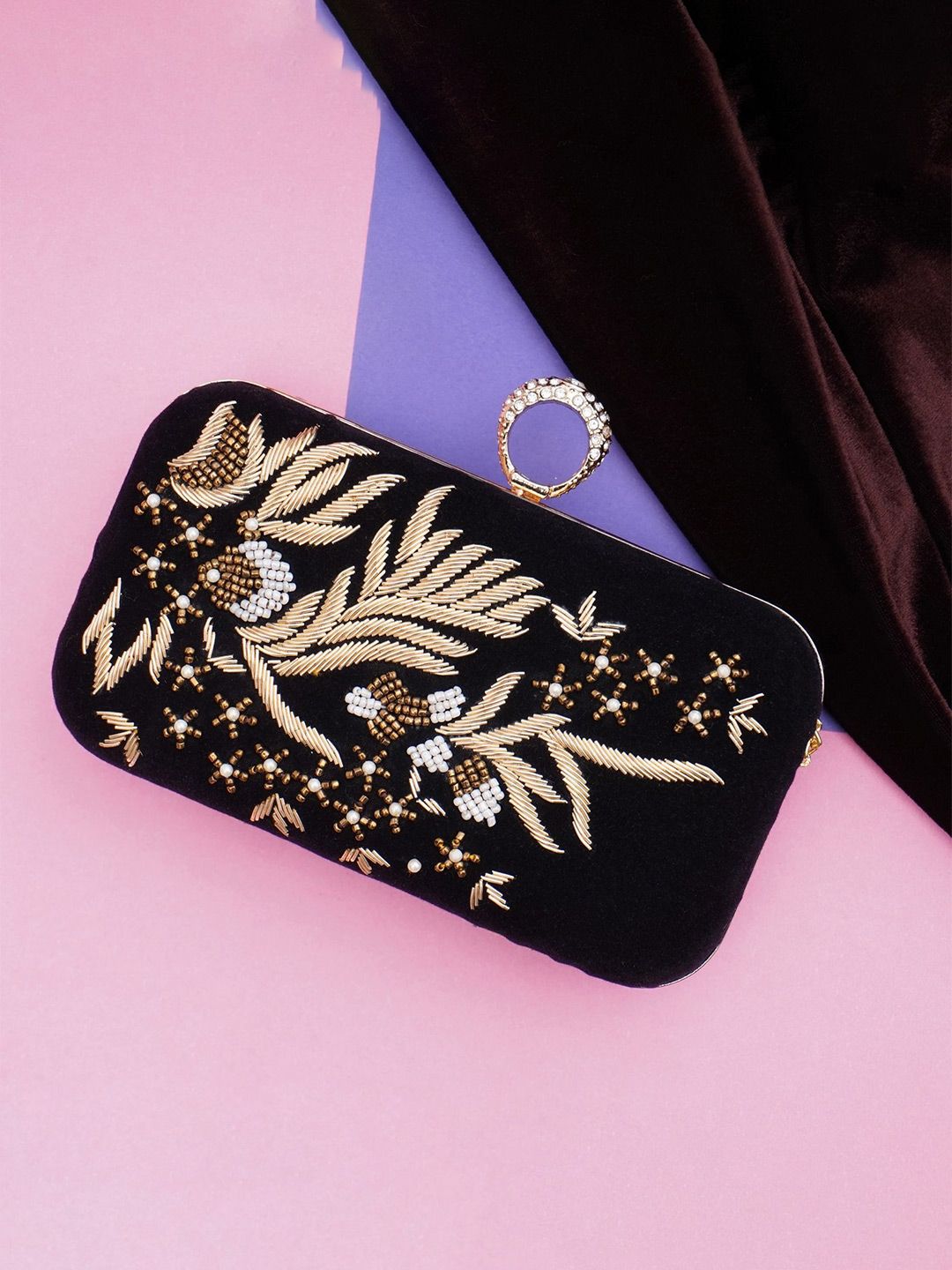 For The Beautiful You Clutches - Black