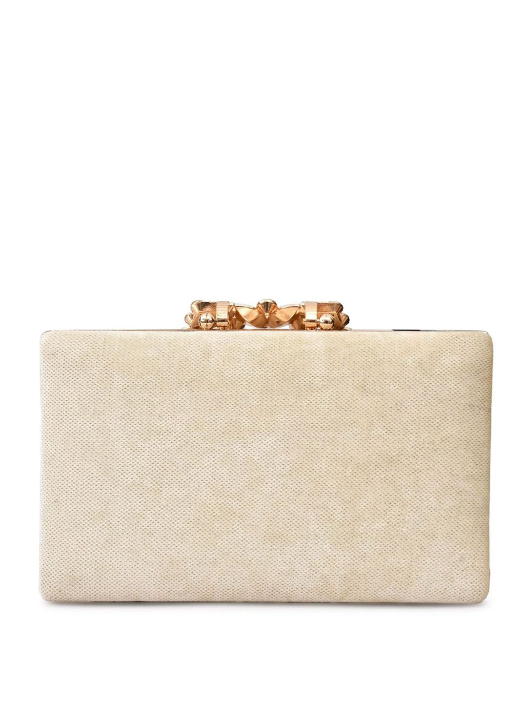 For The Beautiful You Clutches - Cream - view 3