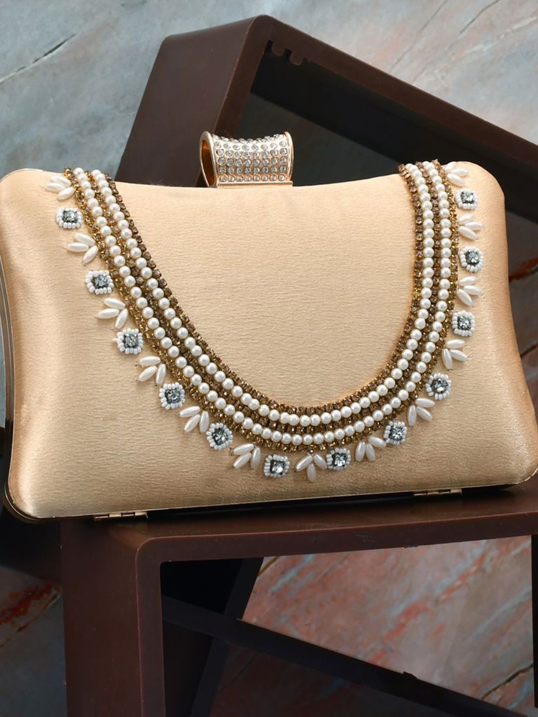For The Beautiful You Clutches - Gold