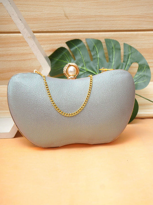 For The Beautiful You Clutches - Grey