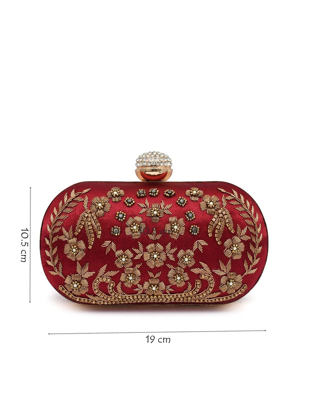 For The Beautiful You Clutches - Maroon - view 7