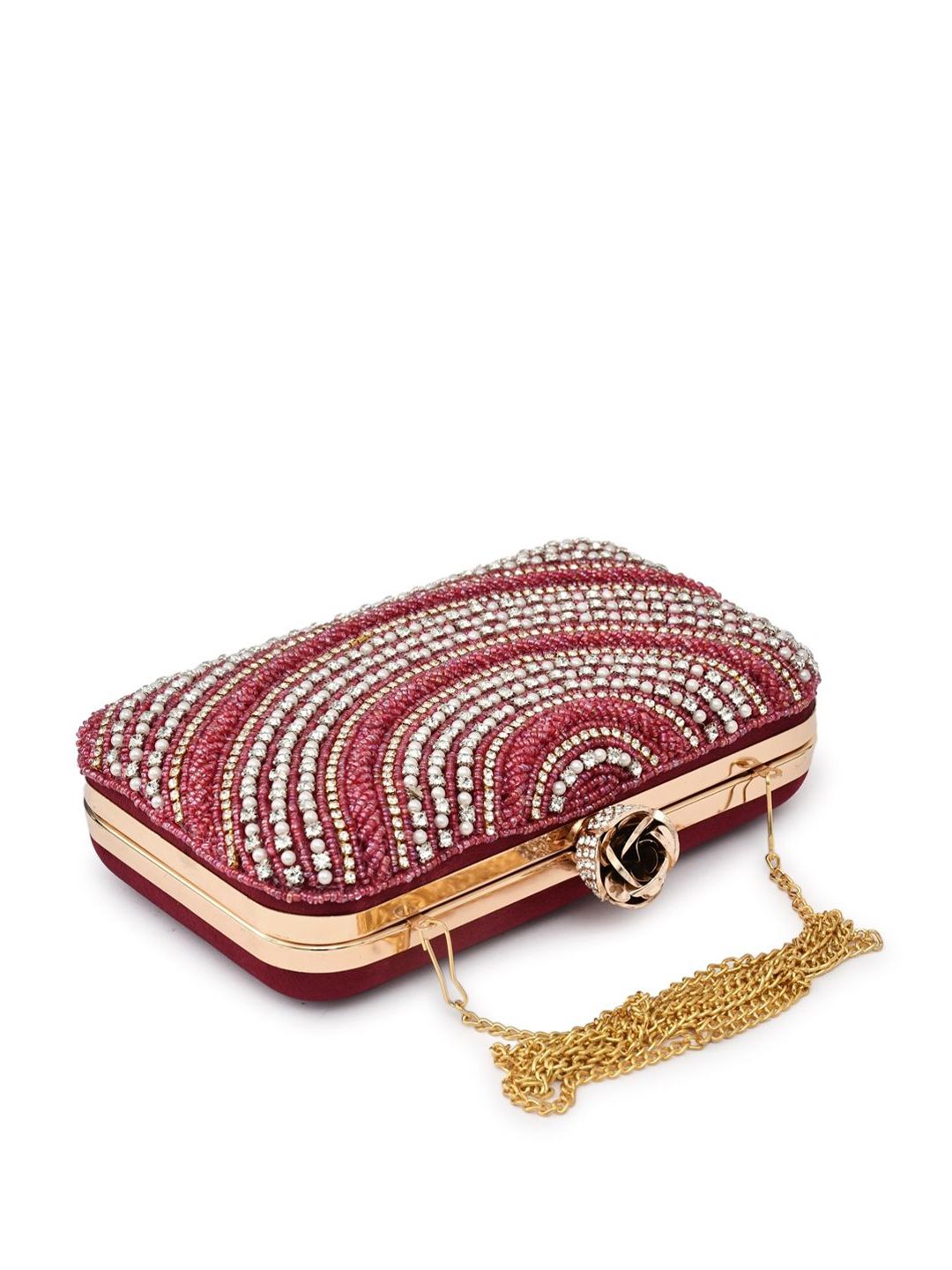 For The Beautiful You Clutches - Maroon - view 5