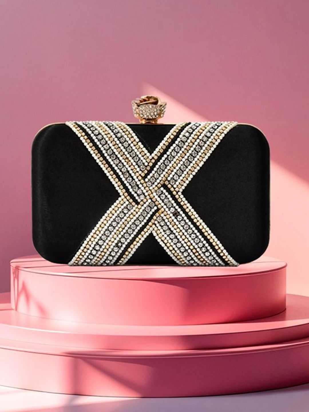 For The Beautiful You Clutches - Black