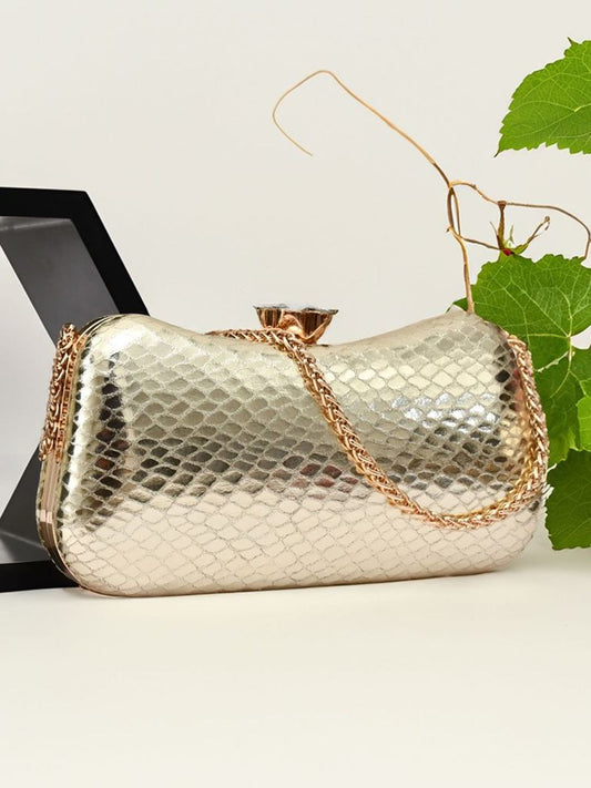 For The Beautiful You Clutches - Gold