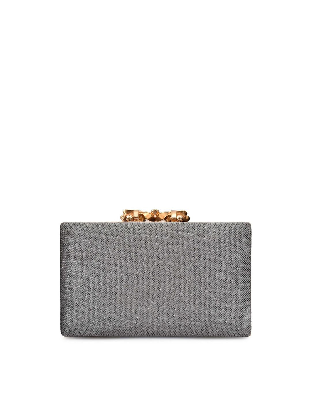 For The Beautiful You Clutches - Grey - view 3