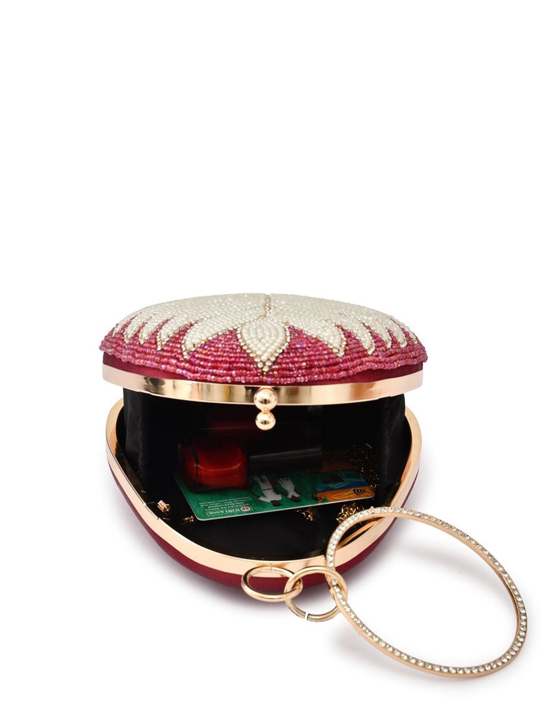 For The Beautiful You Clutches - Maroon - view 5