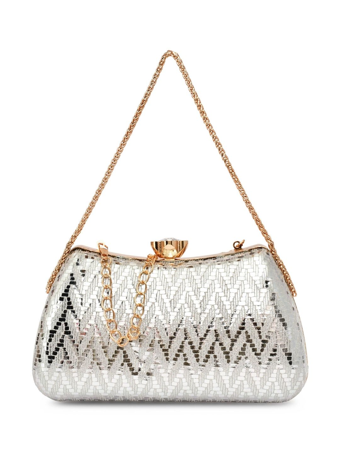 For The Beautiful You Clutches - Silver - view 5