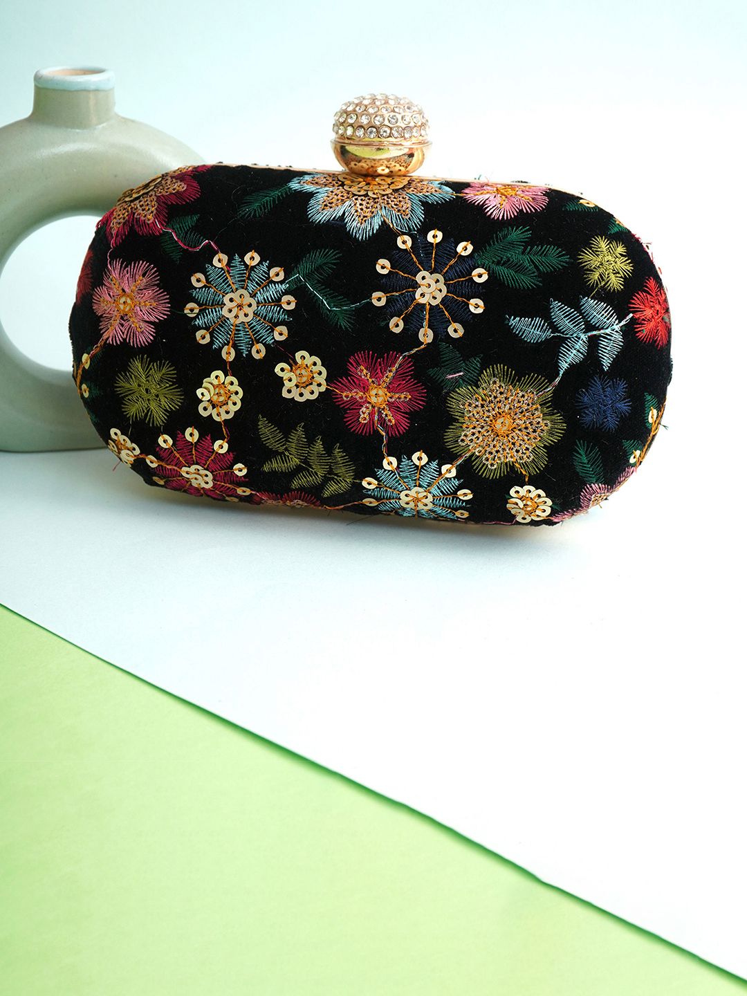 For The Beautiful You Clutches - Black