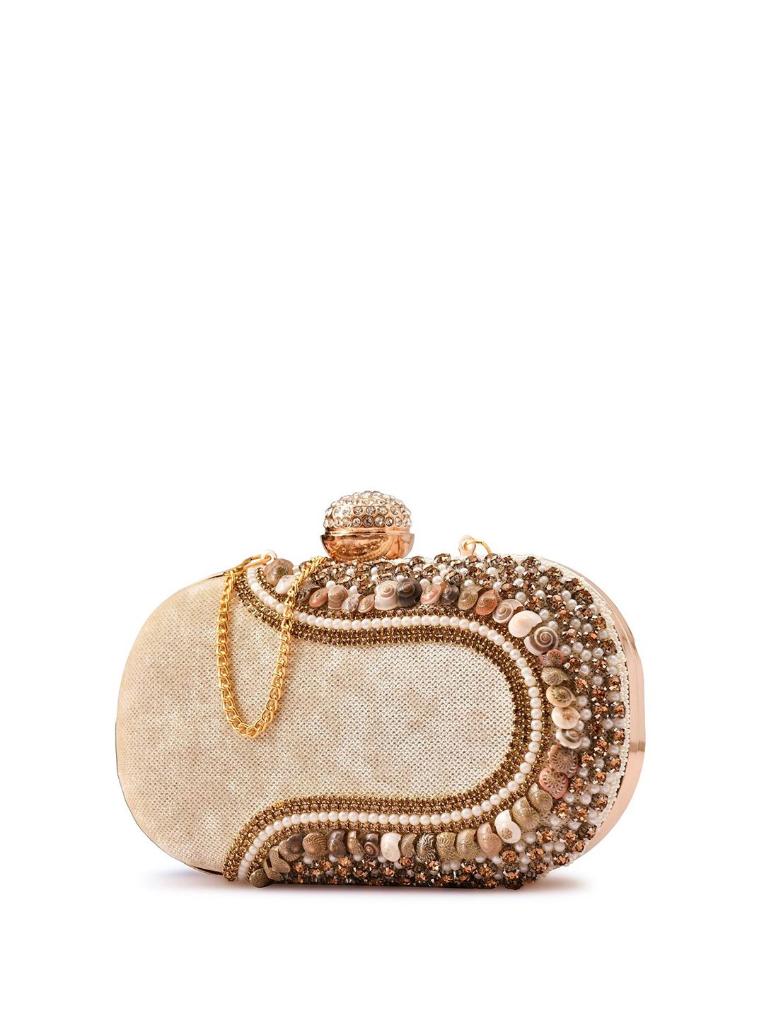 For The Beautiful You Clutches - Cream - view 2