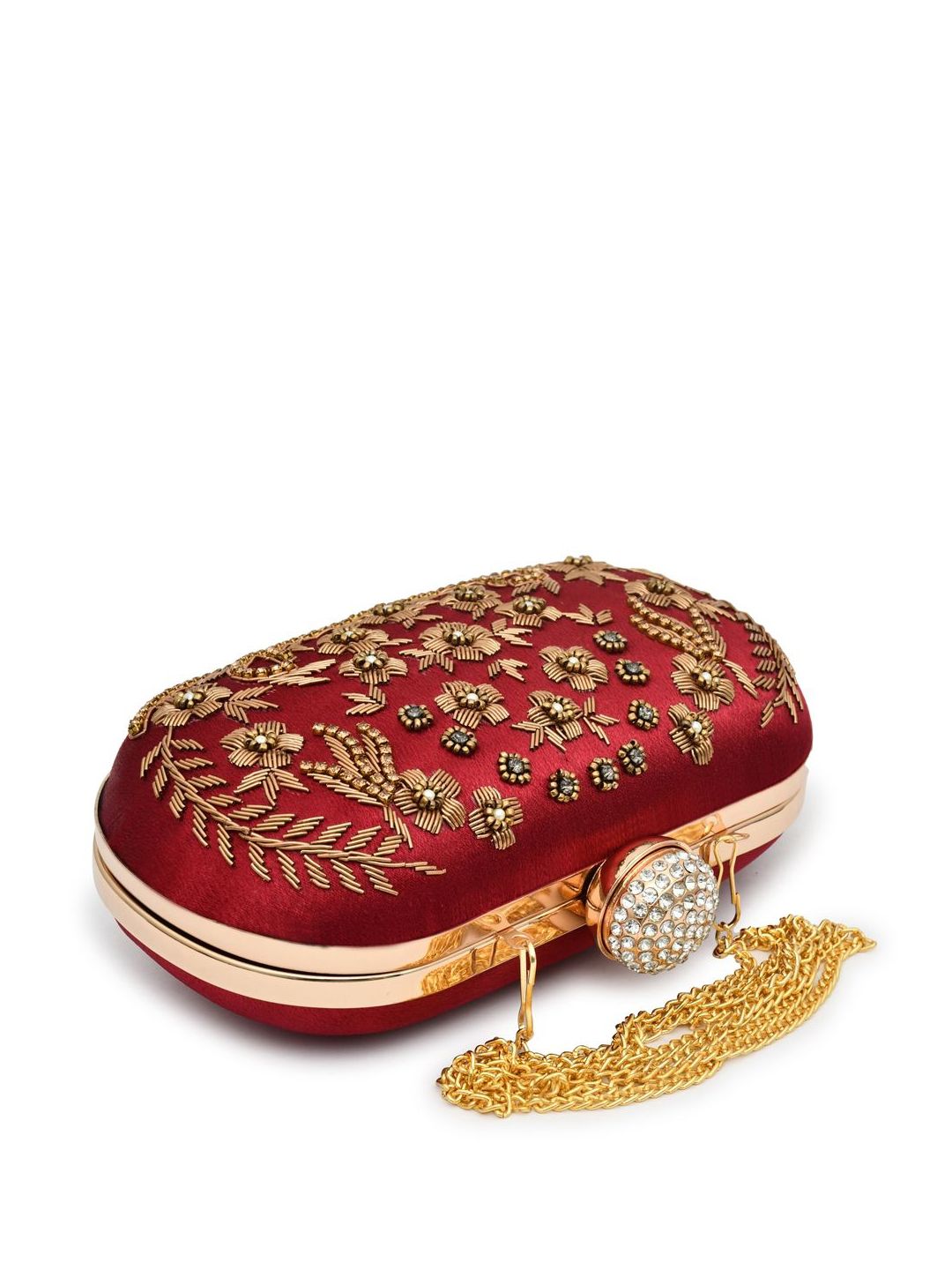 For The Beautiful You Clutches - Maroon - view 5