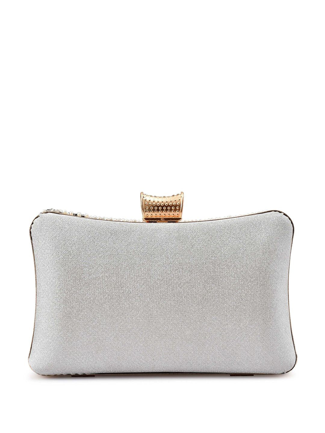 For The Beautiful You Clutches - Silver - view 3