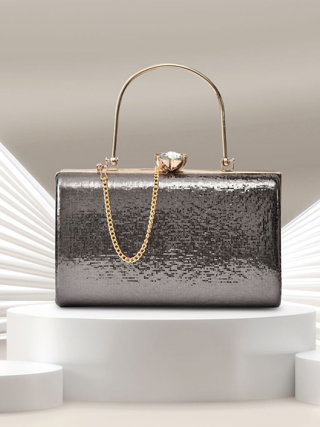 For The Beautiful You Clutches - Grey