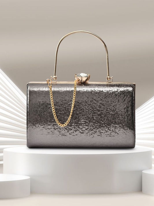For The Beautiful You Clutches - Grey