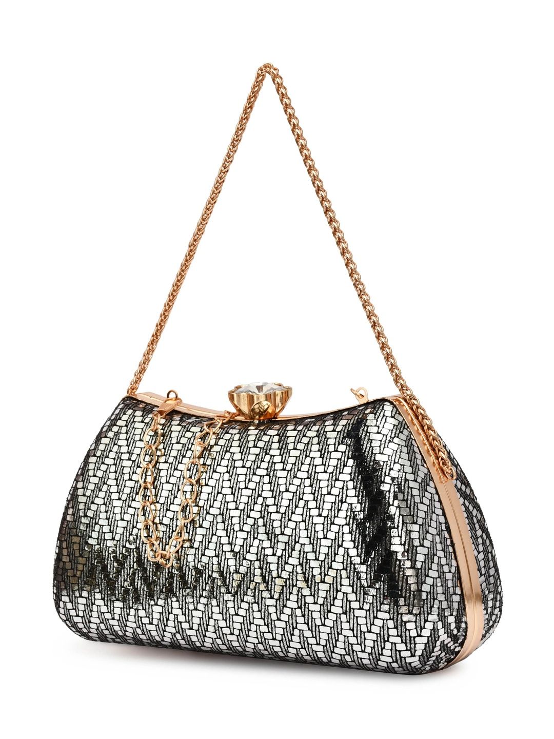 For The Beautiful You Clutches - Grey - view 3