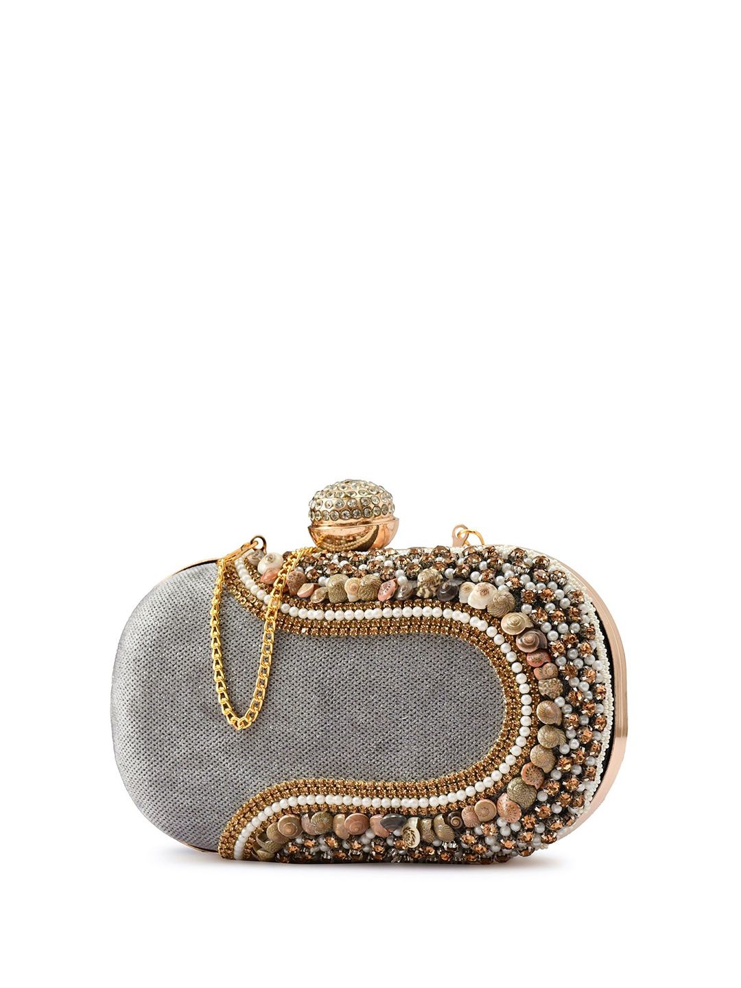 For The Beautiful You Clutches - Grey - view 2