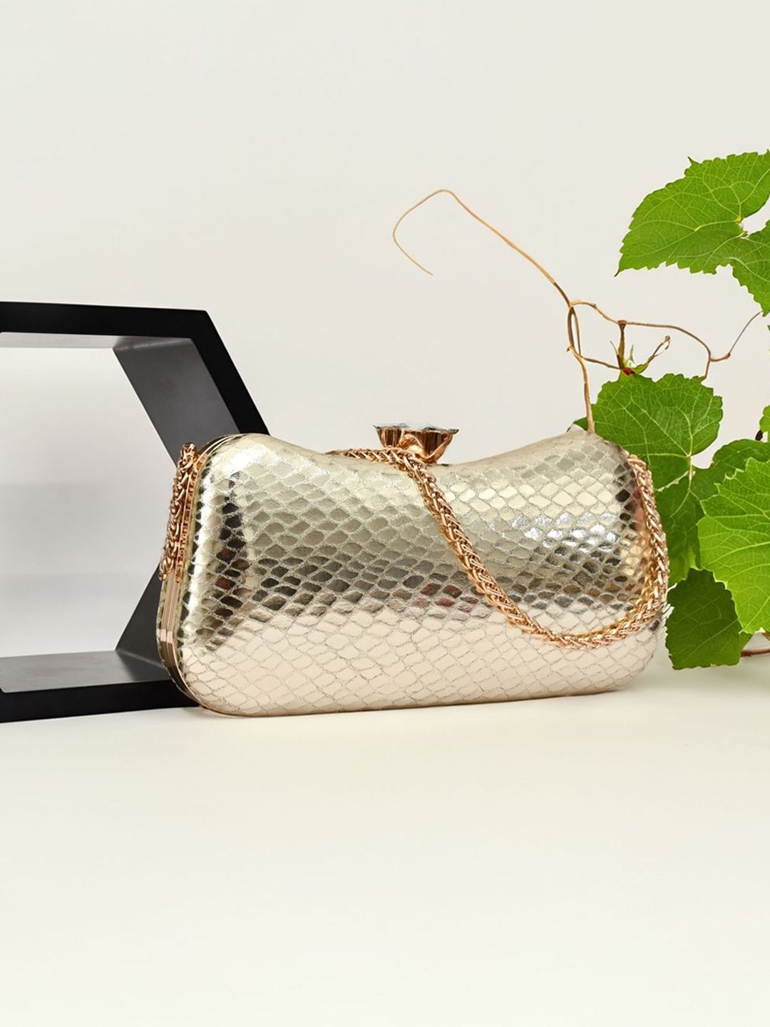 For The Beautiful You Clutches - Gold