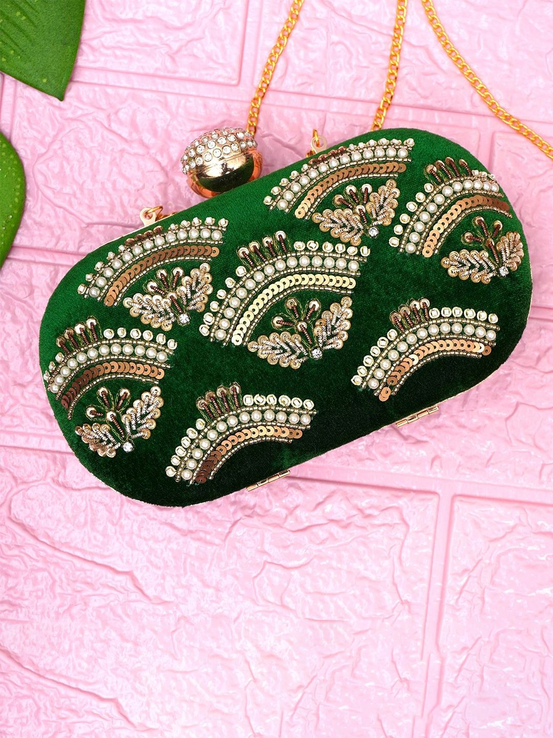 For The Beautiful You Clutches - Green
