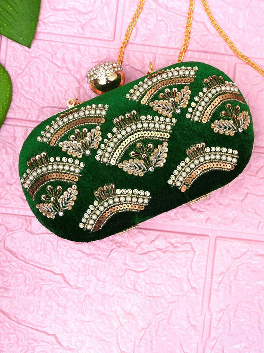 For The Beautiful You Clutches - Green