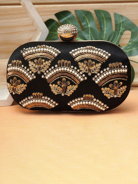 For The Beautiful You Clutches - Black