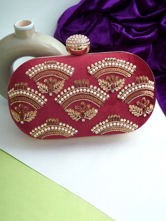 For The Beautiful You Clutches - Red