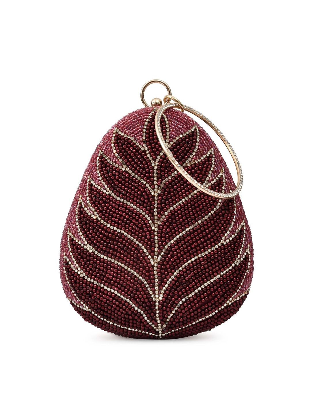For The Beautiful You Clutches - Maroon - view 2