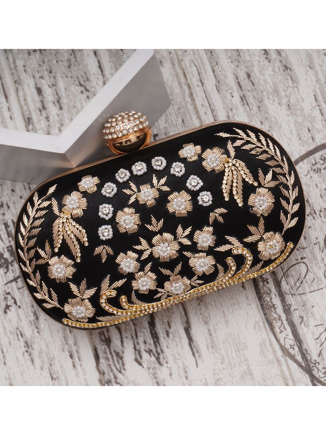 For The Beautiful You Clutches - Black