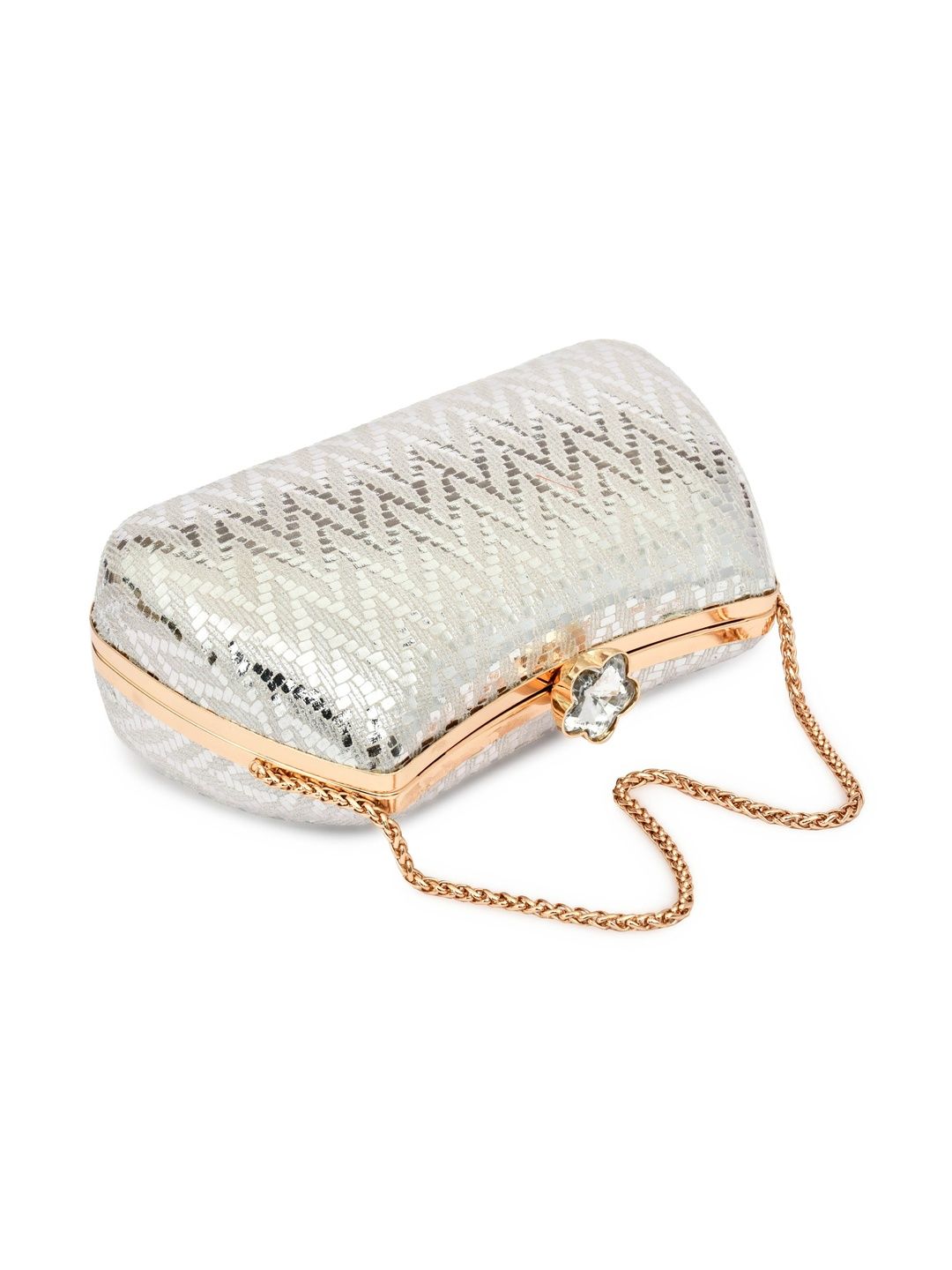 For The Beautiful You Clutches - Silver - view 4