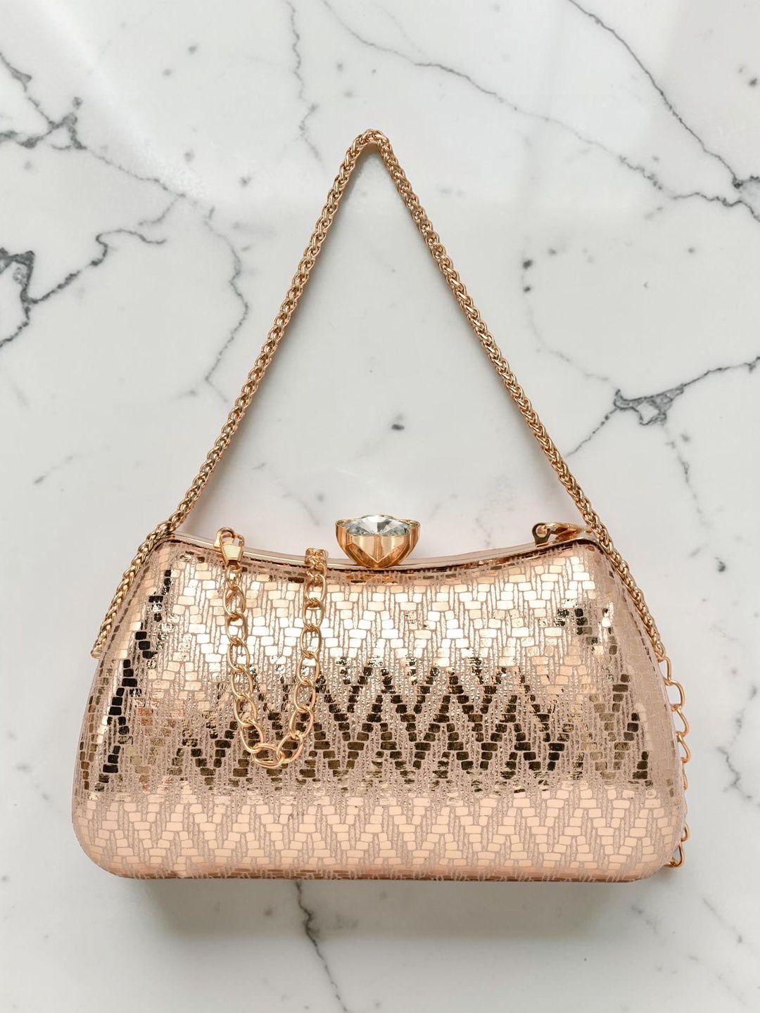 For The Beautiful You Clutches - Peach