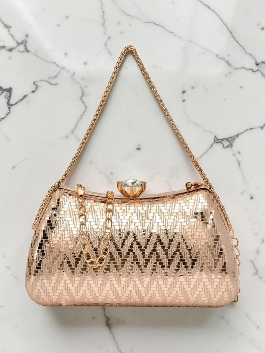 For The Beautiful You Clutches - Peach