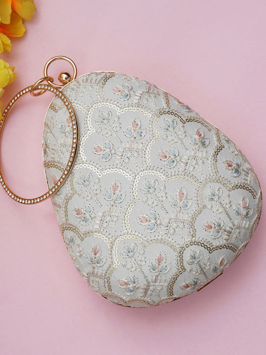 For The Beautiful You Clutches - White